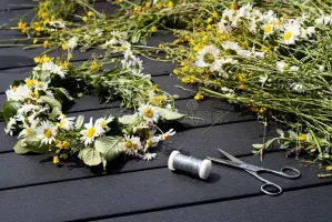 Couronne fleur éte