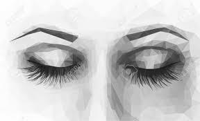 Dessin yeux fermes